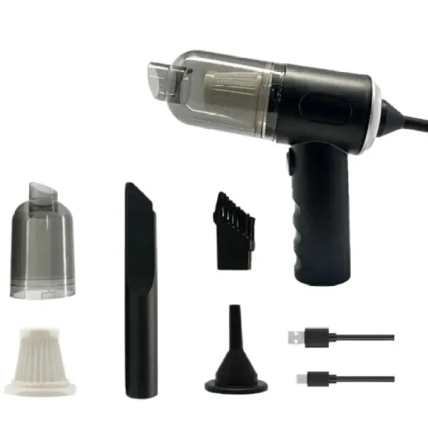3-in-1 Portable Vacuum Cleaner – Wireless Vacuum, Duster Blower & Air Pump