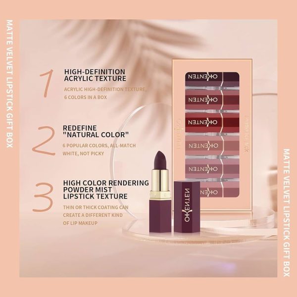 Long-Lasting Lipsticks in Red & Pink Shades