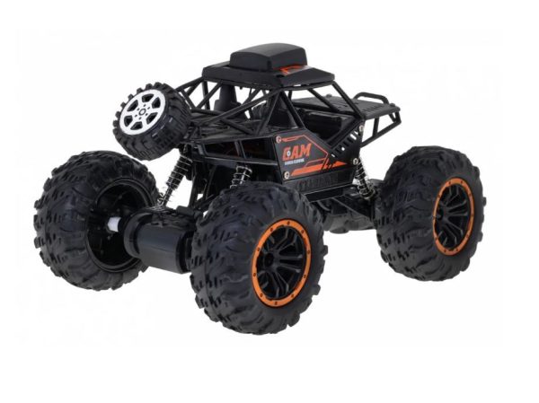 Crawler Cross Country RC Car with 720p HD Camera – 1:18 Scale Off-Road Monster Truck (Black)