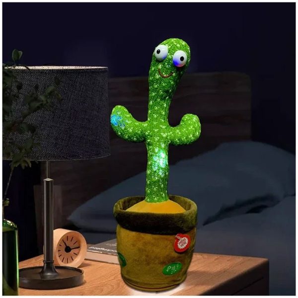 Rechargeable Dancing Cactus Toy – Funny Educational Toy for Babies (with Box)