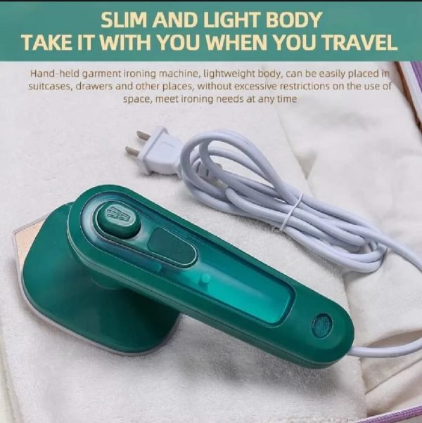 40w Ceramic Soleplate, Travel-friendly, 80ml Water Tank