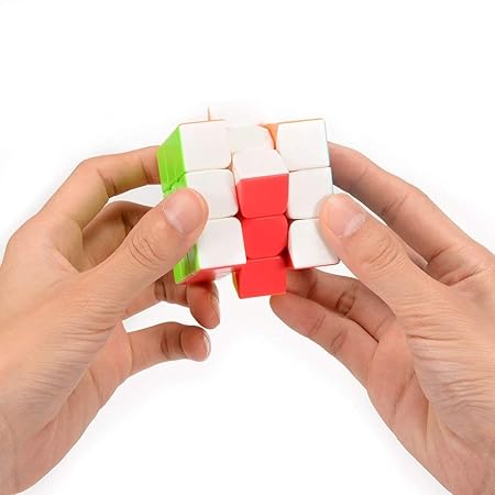3x3 Magic Speed Cube Puzzle Toy for Kids – High Quality with Box (Random Color)