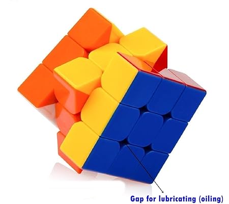 3x3 Magic Speed Cube Puzzle Toy for Kids – High Quality with Box (Random Color)