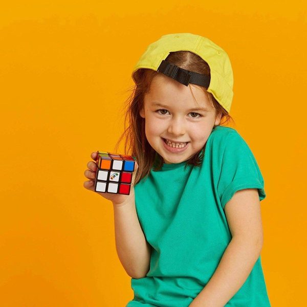 3x3 Magic Speed Cube Puzzle Toy for Kids – High Quality with Box (Random Color)