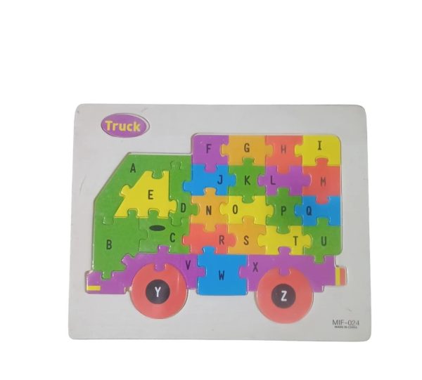 🧩 Wooden Alphabet Puzzle Board – A-Z Letters Learning Toy for Kids (Ages 2–5)